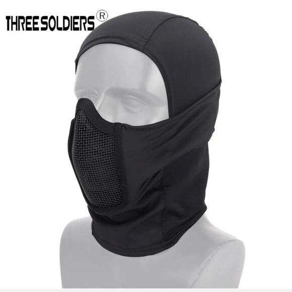 Balaclava Airsoft Mesh Mask Full Face Protection Hood for Cs War Game Hunting US - Picture 3 of 13